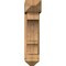 Ekena Millwork Balboa Arts and Crafts Smooth Bracket w/ Offset Brace, Western Red Cedar, 7 1/2"W x 24"D x 32"H BKT0806X24X32BOA03SWR - alternate 2